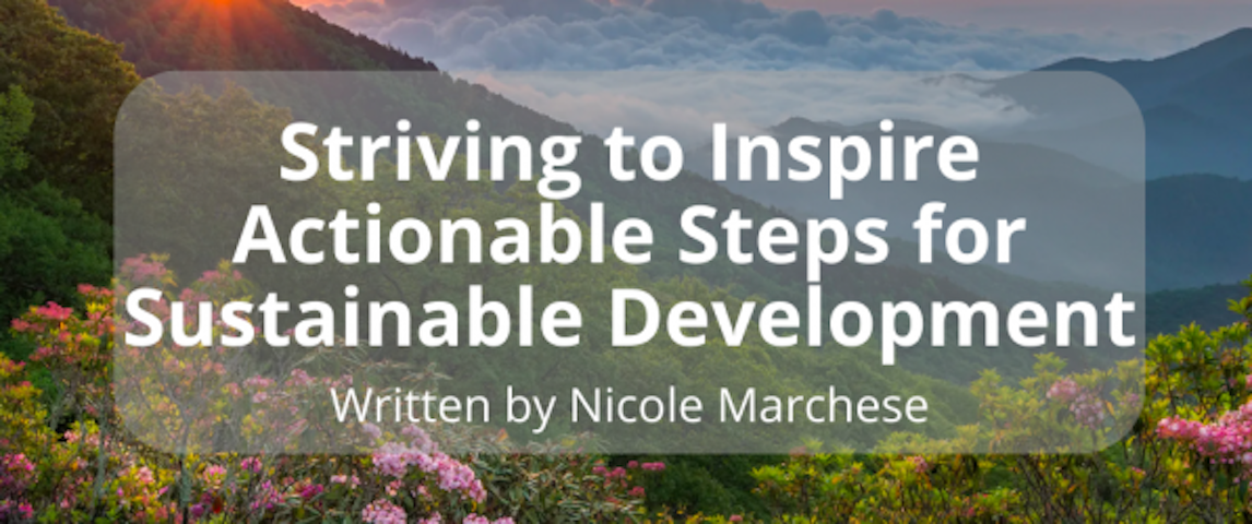 Striving to Inspire Actionable Steps for Sustainable Development